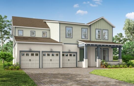 The Grow community home exterior rendering