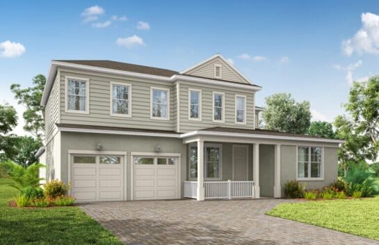 The Grow community home exterior rendering