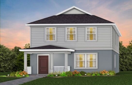 The Grow community home exterior rendering