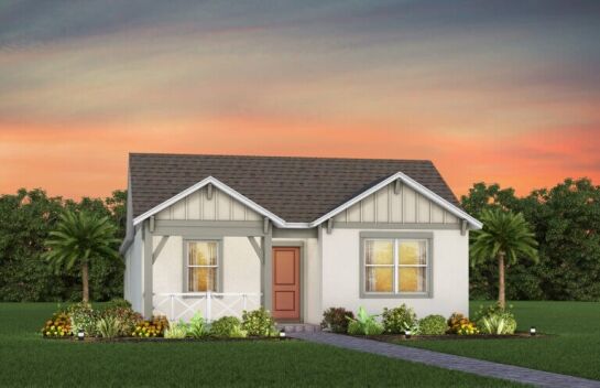 The Grow community home exterior rendering
