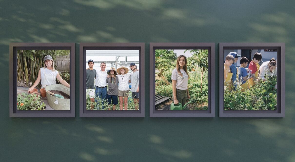 GRO25-05-Website-Ag-Influencers-lo collage of Orlando agriculture influencers framed and on a green background - Agricultural Innovation in Orlando Takes Root at The Grow