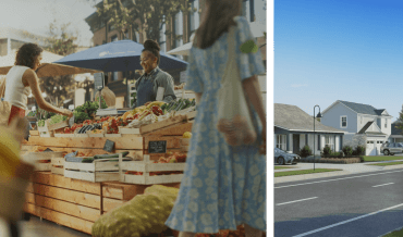 Food share program and exterior homes