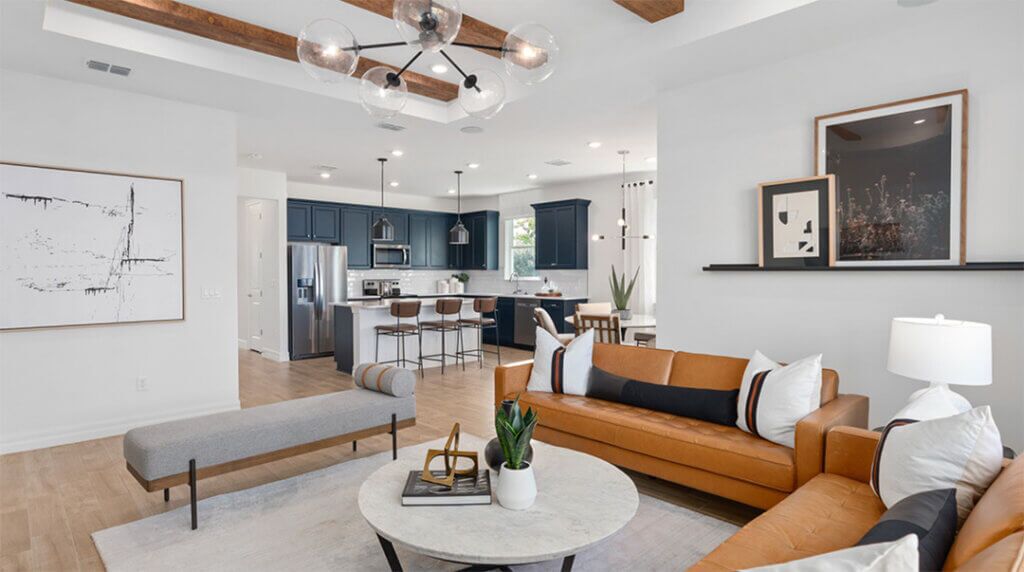Open-Concept Gathering Areas in Home Designs at The Grow