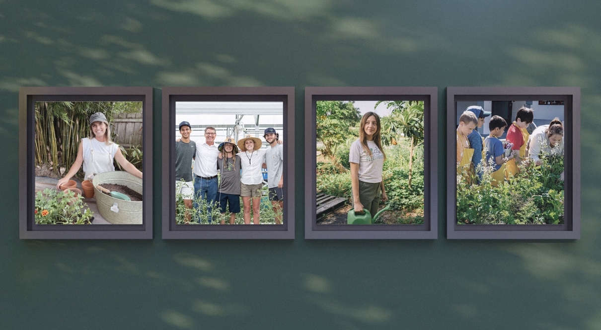 GRO25-05-Website-Ag-Influencers-lo collage of Orlando agriculture influencers framed and on a green background - Agricultural Innovation in Orlando Takes Root at The Grow